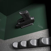 Allen Company Rubber Coated Magnetic Handgun Mount, Holds 20 Lbs, Black Cast Metal, Includes Installation Kit, 8872A