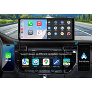 Carpuride W125S Car Stereo with Dash Cam, 11.25 Inch HD Capacitive Touchscreen, Wireless Carplay and Android Auto, Night Vision Camera, Two-Way Mirror Link, Multiple Audio Outputs