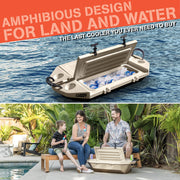 GoSports CUDDY40TAN01 Outdoors Cuddy Floating Cooler - Tan
