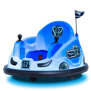 Flybar FB101921DTR Children Blue Glow 6V Battery Powered Ride-on Bumper Car