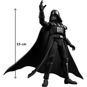 Blokees Darth Vader Model Kit, 6.06-Inch Snap-Fit Poseable Figure with Accessories and Display Stand, 75801