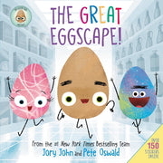 Readerlink The Good Egg Presents The Great Eggscape Hardcover Childrens Book with Over 150 Stickers and Two Sticker Sheets