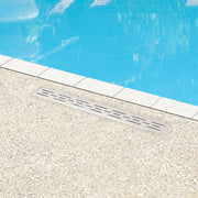 Signature Hardware ZA3-G01-BR-24-C Brushed Stainless Steel Rectangular Shower Drain, Removal Tool and Filter, CUPC & UPS Approved - 24