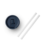 YETI Rambler Travel Straw Mug, 20 oz, Navy, Stainless Steel, Vacuum Insulated, Leakproof, Cup Holder Compatible