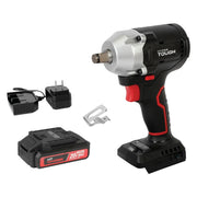 Hyper Tough 20V Max Compact Brushless 1/2-inch Impact Wrench with 2.0Ah Lithium-Ion Battery and Charger