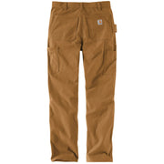 Carhartt Men's Relaxed Straight Rugged Flex Duck Double-Front Work Utility Pants, Carhartt Brown, 30x32, 103334-211