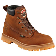 Irish Setter Hopkins Waterproof Safety Toe Leather Work Boots for Men - Brown - 12 M