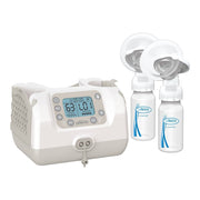 Dr. Brown'S BF100 Customflow Double Electric Quiet Breast Pump with Softshape Silicone Shields