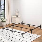Mainstays Ardent Full 7in Metal Bed Frame, Heavy Duty Steel, Black, High Profile, Tool-Free Assembly