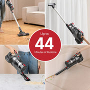 Huameite VEAVON Cordless Stick Vacuum, Gray, 0.6L