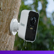 Roku Battery Camera Plus SE, Wireless Indoor Outdoor Security Camera, 1080p HD, Two-Way Audio, IP65 Weather-Resistant, Rechargeable Battery