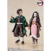 Bandai Spirits S.H.Figuarts Tanjiro Kamado Demon Slayer Action Figure, Highly Articulated, 5.5 in, PVC and ABS, Includes Sword and Scabbard BAS66475