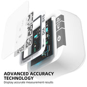 Metene C-A12 Wrist Blood Pressure Monitor for Home Use, Large LCD Display, 99 x 2 Sets Memory, 1 Carrying Case