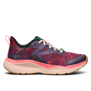 KEEN Leiki Speed Hiking Shoes for Women, Water-Resistant, Plum Perfect Floral, Medium Width, Size 7.5, 1030369