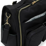 MoDRN Nylon Convertible Diaper Bag Backpack, Black