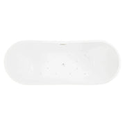HY629-1829-D12-WH Sheba Acrylic Double-Slipper Tub 72