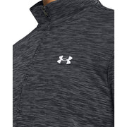 Under Armour Tech Textured Half-Zip Long-Sleeve Pullover for Ladies - Black/White - L