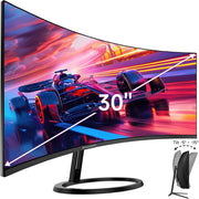 XGaming XGaming-3056XU Curved Gaming Monitor - 30 Inch Ultra Wide, 200Hz WFHD, 1800R, 2560x1080p