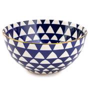 Thyme & Table TT0420-ECOM Blue Medallion 12 Piece Dinnerware Set, Service for 4, Durable, Elegant Design