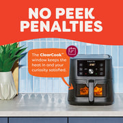 Instant Pot 4Qt Vortex Mini Air Fryer, 6-in-1 Programmable with EvenCrisp Technology, Black, 4 Quart, 140-3221-01B