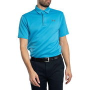 Under Armour Tech Short-Sleeve Polo - Ether Blue/Pitch Gray - L