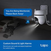 TP-Link C520WS Tapo 2K QHD + Color Night Vision Outdoor Pan/Tilt Wi-Fi Security Camera
