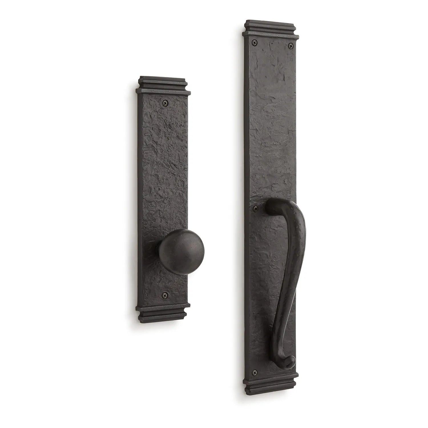 Signature Hardware 441470 Griggs Solid Bronze Full Plate Dummy Door Ha ...