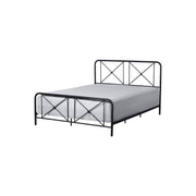 Hillsdale House Williamsburg Complete Metal Bed - BLACK SPARKLE ONE SIZE