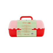 Strawberry Shortcake SC063HBAZA x Caboodles Makeup Organizer Set, 7-Piece, Red, Water-Resistant, Ages 8+