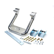 Carr Hoop II XM3 Polished Aluminum Truck Step, 10 in, Single, Multi-Mount System, 102522-1