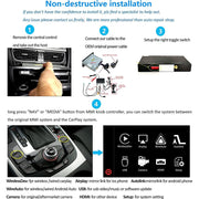 Road Top Wireless Apple Carplay Android Auto Retrofit Kit for Audi A3 2013-2018 with Mirror Link, Reverse Camera Support, CP-ZL-AUDI-B9U