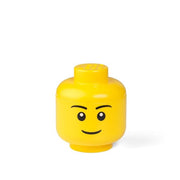 LEGO Storage Head Small Boy Face Stackable Storage Container Bright Yellow 40311732