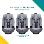 Safety 1st QuickFit All-in-One Convertible Car Seat, Three-in-One Design, QuickFit Harness, Slim Profile, Machine Washable Seat Pad, Cirrus, CC448CRR