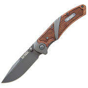 Old Timer 1189730 Wood Ti-Nitride Spring-Assisted Knife