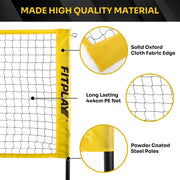 FITPLAY Four Square Volleyball Net Set