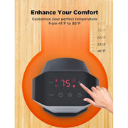 Better Homes & Gardens BHF136193153RBV 23In Tower Heater, Black, New