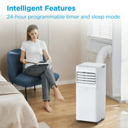Midea MAP05R1AWWT-T 5,000 BTU (8,000 ASHRAE) 115V Portable Air Conditioner with Comfort Sense Remote, Cools up to 150 Sq. ft.