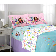 Franco 6B494C Gabby's Dollhouse Kids Full Bed in a Bag, Comforter and Sheets