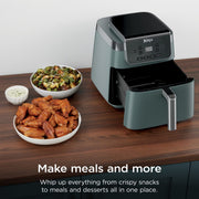 Ninja AF180WMSG Air Fryer Pro XL 6.5-Qt, 4-in-1, Air Crisp Technology, Nonstick Crisper Plate, Sage