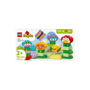 LEGO DUPLO Town Creative Garden & Flowers Building Toy Playset for Toddlers Ages 2+ with 45 Pieces and Animal Figures