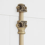 Signature Hardware Helmina Brass Cremone Bolt, 72 Inch Tall, Solid Brass, Matte Black, Reversible Handing, Customizable Length, 955211-1.75