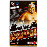 Mattel WWE Rikishi Toy Wrestling Action Figure, From the Vault Ringside Exclusive Series 2, Multi-Color, 6 in Tall, HYL86