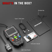 Motopower Car OBD2 Scanner, Engine Fault Code Reader, Oil Reset, EPB Reset, Battery and Alternator Test, 2.8-Inch Color Screen