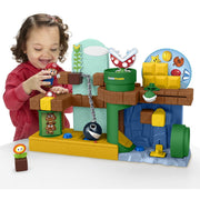 Fisher-Price Little People My Mario Adventure Toddler Toy Playset with Interactive Music and 2 Figures, Multicolor, JHG61