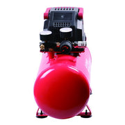 HyperTough 3 Gallon Oil Free Air Compressor, 100PSI, Red - Portable