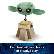 LEGO Star Wars Grogu's Homestead Building Toy, 107 Pieces, Posable Grogu Figure, Sorgan Frog Catapult, Campfire Accessories, Ages 4+, 6588624