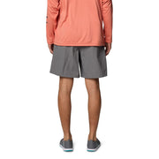 Columbia PFG Backcast IV Men's Water Shorts, Quick-Dry Nylon, Omni-Shade UPF 50, Omni-Shield Repellent, Stretch Waist, City Grey, 8 Inseam, 209473