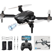 AUOSHI H857HPW Upgraded Mini Drone with 1080P WiFi Camera for Kids & Beginners , Black