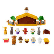 Fisher-Price Little People Nativity Set with Music and Lights, 18 Pieces, Toddler Toy, Multicolor
