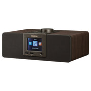 Sangean WFR-32 Internet Radio with Walnut Wooden Cabinet, Wi-Fi, Bluetooth, AUX Input, USB Playback, Digital Clock